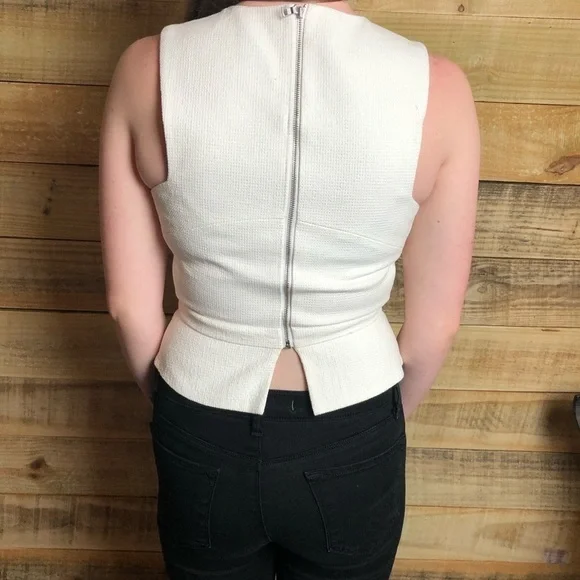 BCBG MaxAzria, crossover peplum top, Elley - Picture 5 of 9